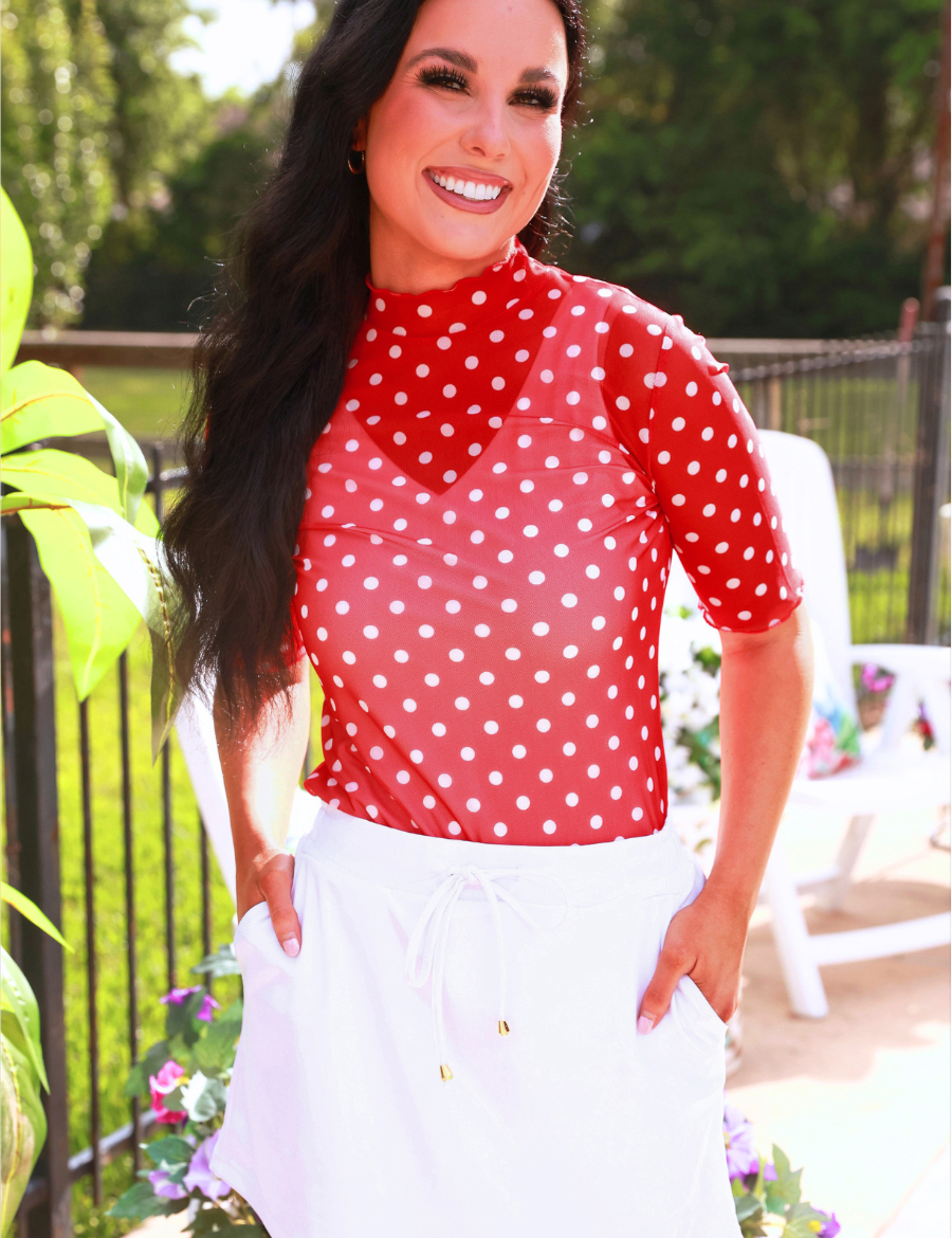 PREORDER- Solid White Skort