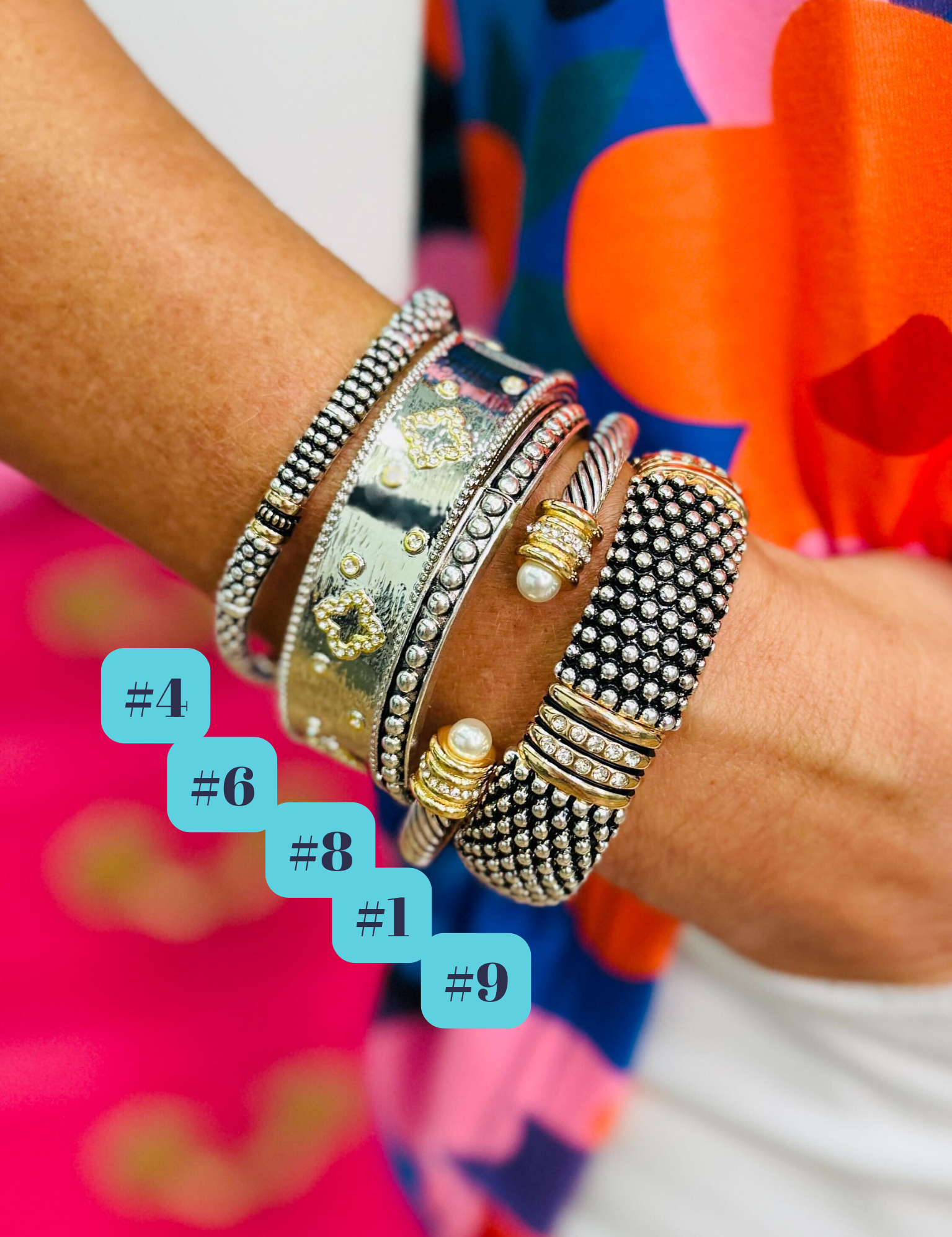 6 - Gwen Hinged Bangle