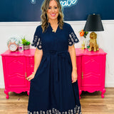 Garden Breeze Midi Dress- FINAL SALE