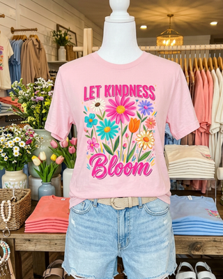 Kindness in Bloom Tee - Vintage White
