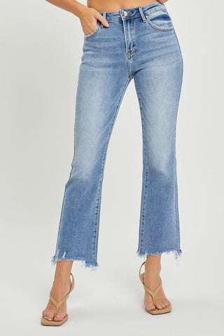 Haylee High Rise Crop Jeans - Preorder