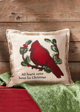 Load image into Gallery viewer, Christmas Cardinal Pillow
