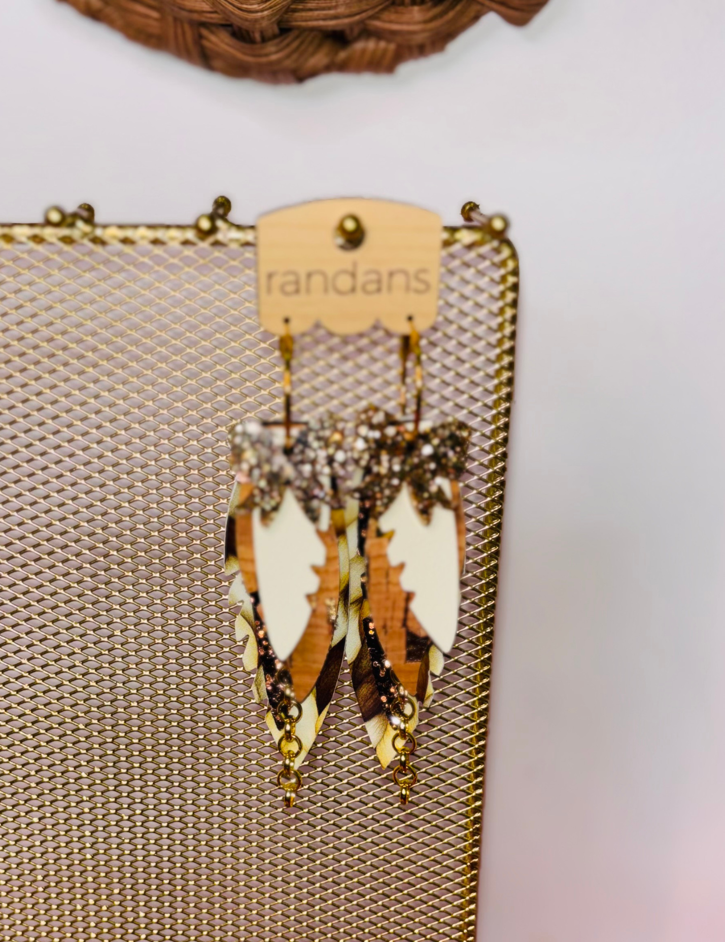 Large Layered Earrings - Desert Safari  - PREORDER