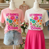 Kindness in Bloom Tee - Pink
