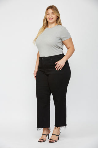 Wide Leg Crop - Black - Preorder