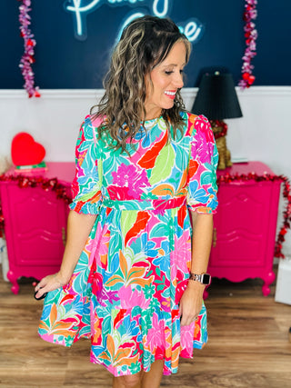 Tied In Blooms Dress