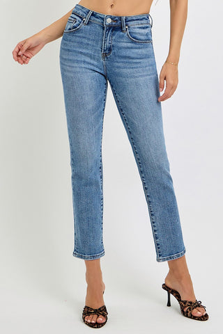 Madeleine Mid Rise Ankle Jeans - Preorder