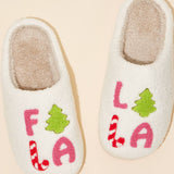 Fa La La Holiday Slippers - LAST ONES FINAL SALE