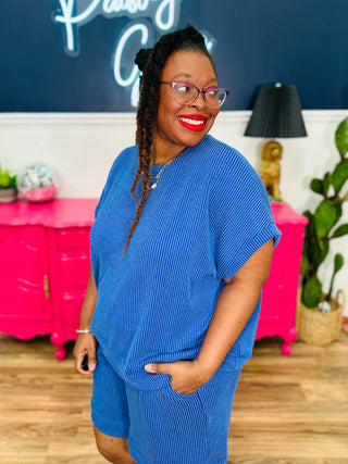 Malibu Top - Royal - FINAL SALE