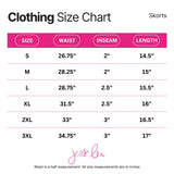 PREORDER - Chocolate Gingham Skort