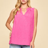 Camellia Sleeveless Top - 6 Colors PREORDER