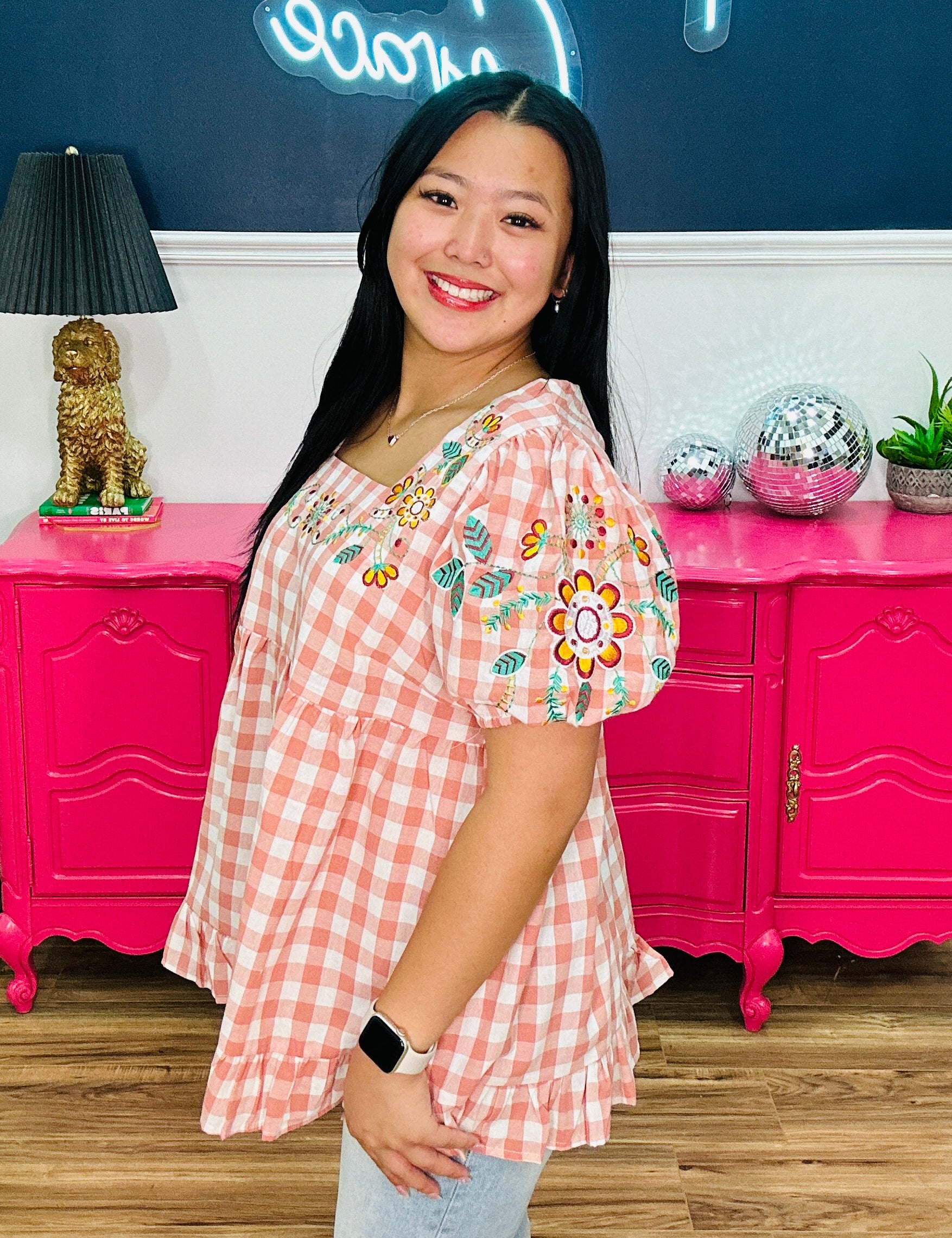 Picnic Darling Ruffle Top - LAST ONES FINAL SALE