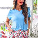 PREORDER- Patriotic Blooms Skort