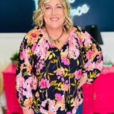 Floral Print Woven Blouse - LAST ONES FINAL SALE