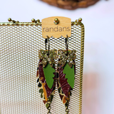 Large Layered Earrings - Camo  - PREORDER