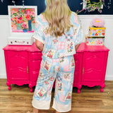 Patterns, Petals & Patches Pants