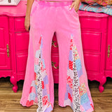 Pink Mirage Lace Pants