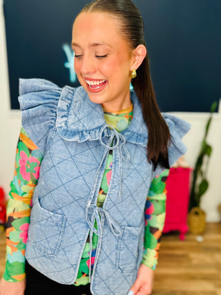 Never Good Bye Vest - FINAL SALE