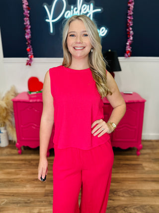 The Earhart Pants - Fuchsia (PREORDER)