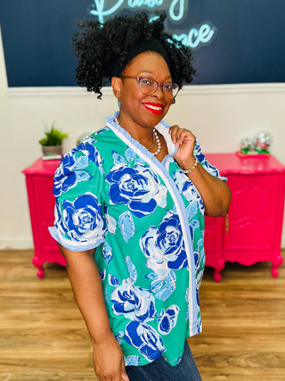 Sea Of Roses Top - FINAL SALE