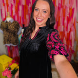 Velvet Vibes Top - Black