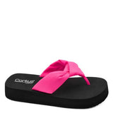 You Go Girl Flip Flops by Corkys - Pink