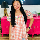 Picnic Darling Ruffle Top - LAST ONES FINAL SALE