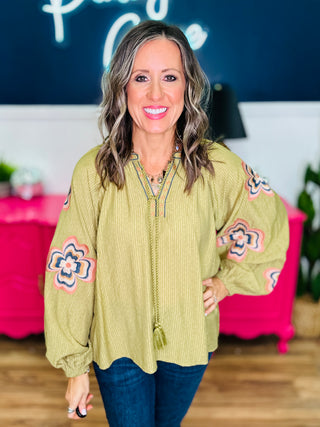 Loose Fit Voluminous Sleeves Blouse