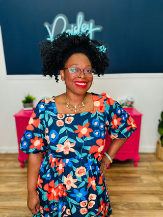 Bloom With The Tide Maxi Dress