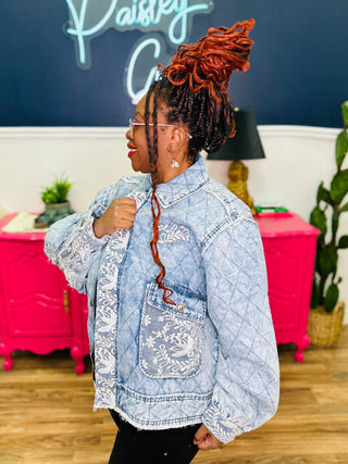 POL Quilted Twill Jacket