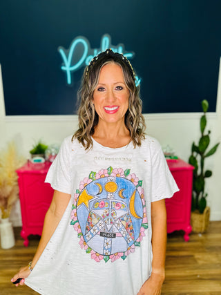 Cosmic Peace Van Tattered Tee