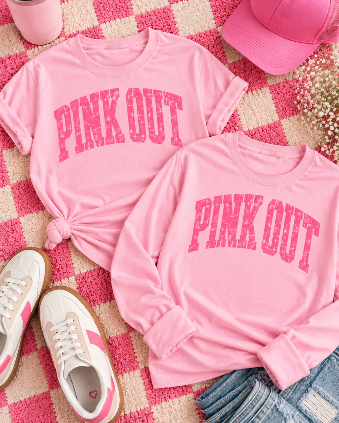 Think Pink Tee, Longsleeve, or Sweatshirt