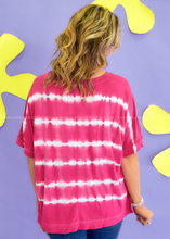 Load image into Gallery viewer, Tie-Dye Striped Top - 2 colors
