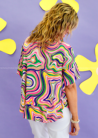 Sew In Love - Funky Fun Top - 2 Colors - LAST ONE FINAL SALE