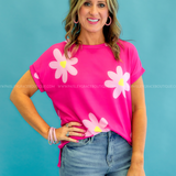Enjoy The View Top - Fuchsia* FINAL SALE *