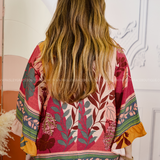 Palm Before The Storm Top - Rust/Teal* FINAL SALE *