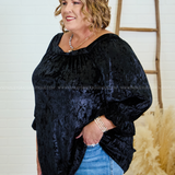 Velvet Dreams Top - Black* LAST ONES FINAL SALE *