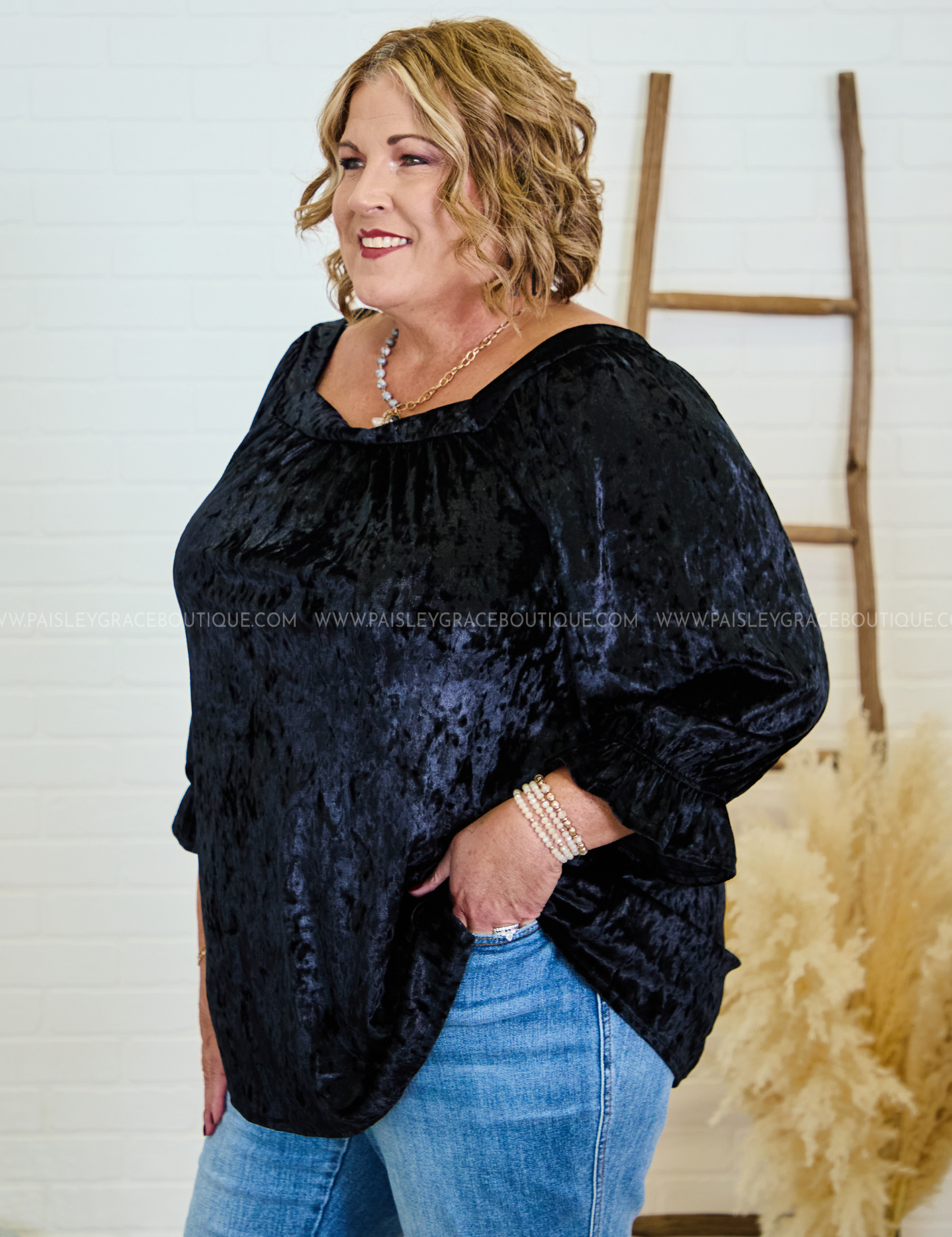 Velvet Dreams Top - Black* LAST ONES FINAL SALE *