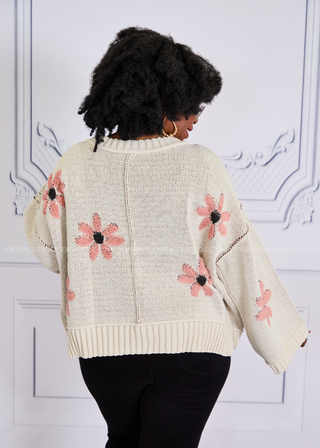 Remarkable Meadows Sweater - Almond