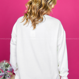 Holiday Sparkle Sweatshirt - White