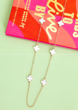 Load image into Gallery viewer, Sera Long Clover Necklace - 4 Colors
