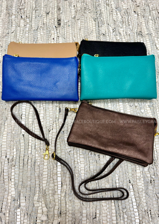 Scarlett Wristlet/Crossbody Bags - 5 Colors