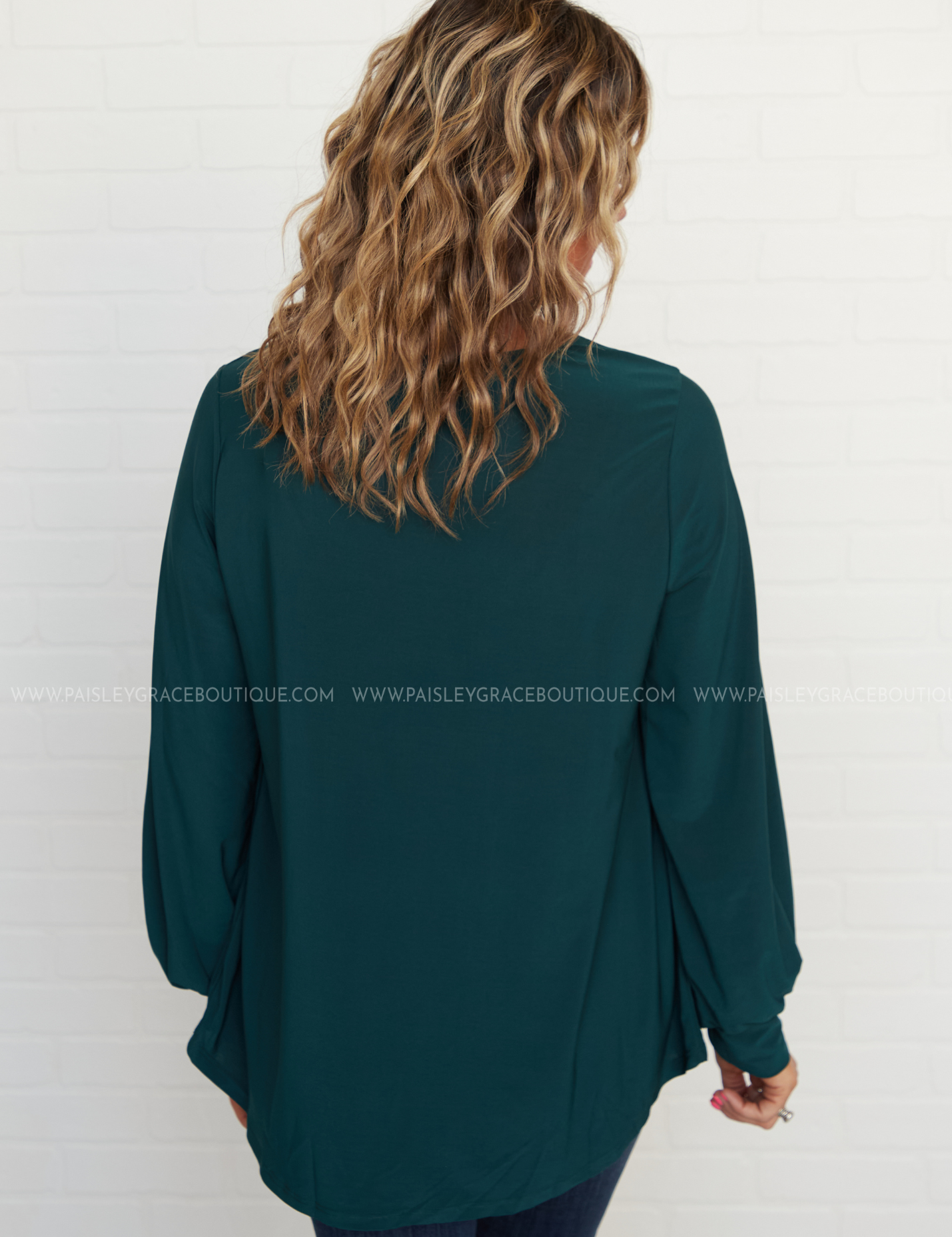 Sleek Refresh Top - Hunter Green* FINAL SALE *