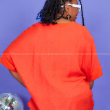 CozyCo Dolman Short Sleeve Top - Burnt Orange* LAST ONES FINAL SALE *