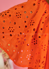 Load image into Gallery viewer, Eyelet Maxi Dress - Sunset
