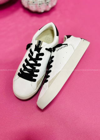 Ruby Sneakers by Shu Shop - Black & White