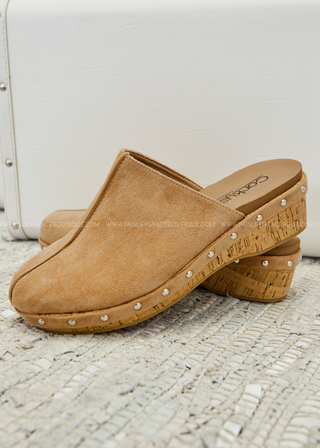 Newbie (Low Wedge) by Corkys - Camel