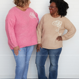 Romantic Intrigue Sweater - Taupe* LAST ONES FINAL SALE *