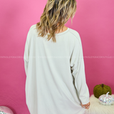 Flirty Flourish Top - Beige* FINAL SALE *