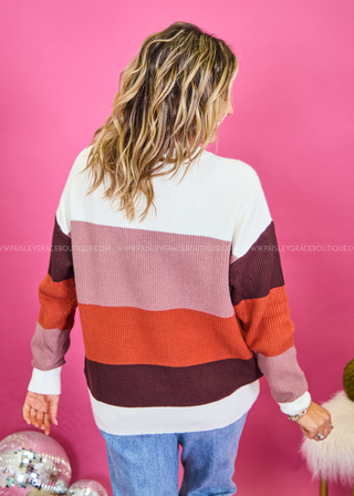 Terracotta Glow Sweater